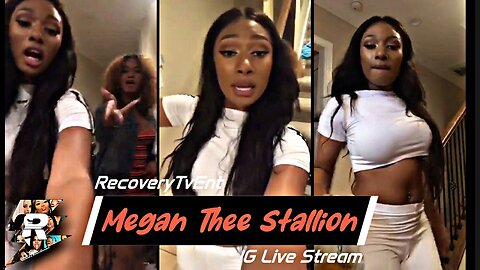 Megan Thee Stallion twerking with friend