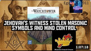 JEHOVAH'S WITNESS STOLEN MASONIC SYMBOLS AND MIND CONTROL