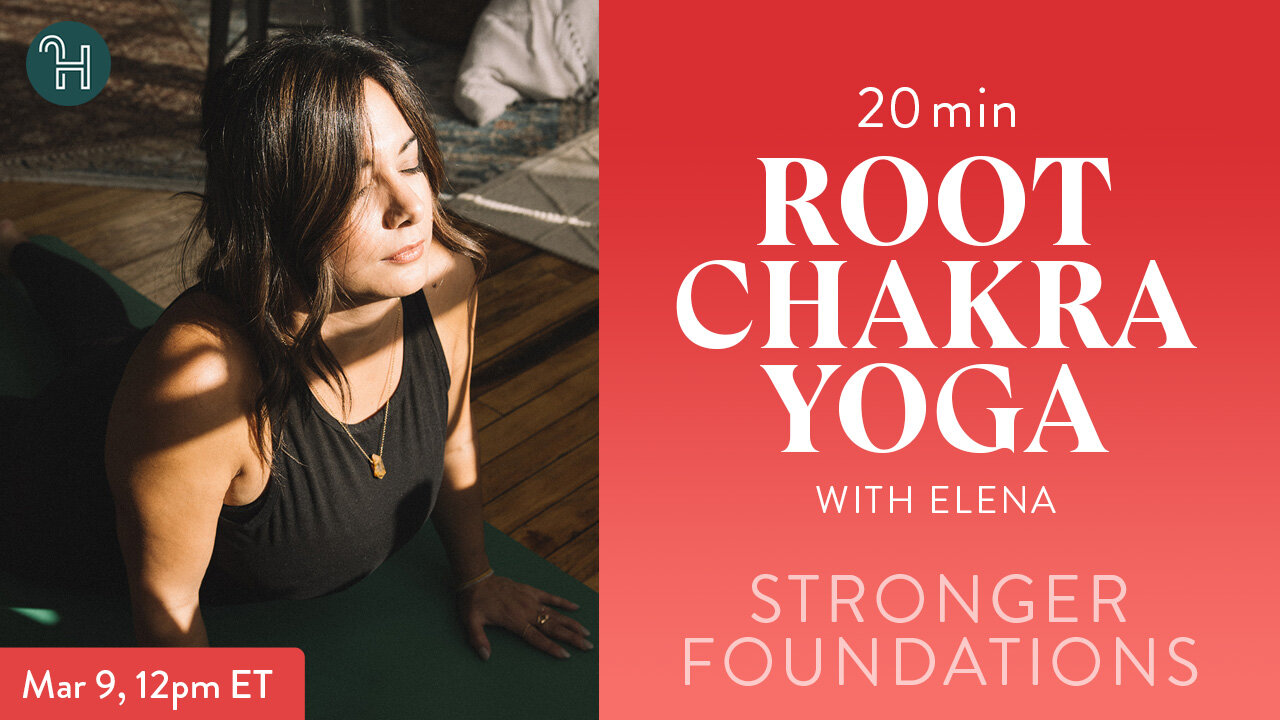 Root Chakra Yoga with Elena 🔴 STRONGER FOUNDATIONS (20 min)