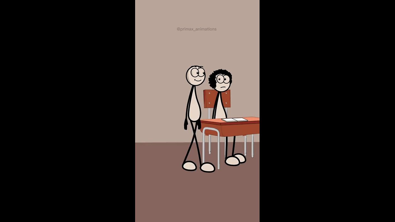 Funny animated character