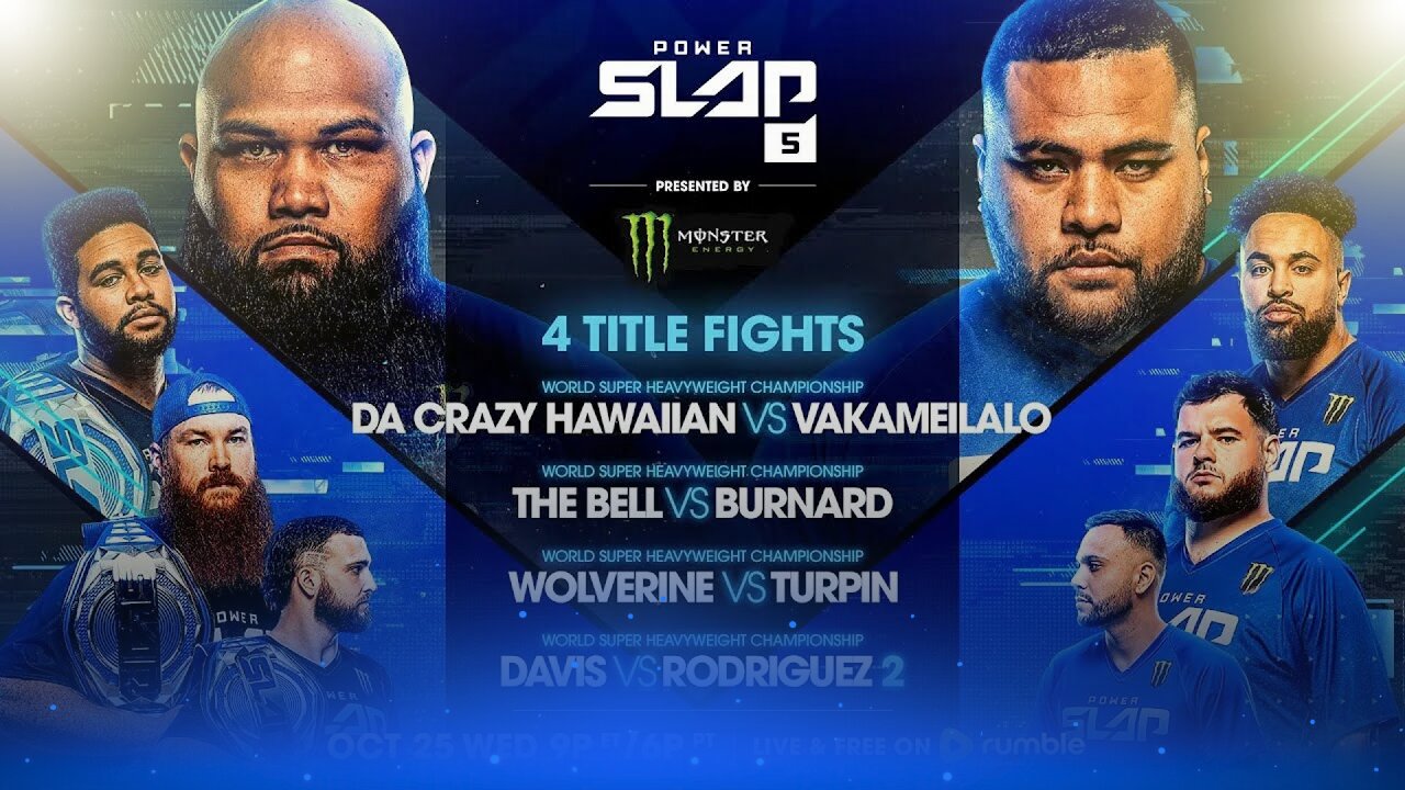 Power Slap 5: Fa Crazy Hawaiian vs Vakameilelo