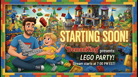 DEMONKING LEGO PARTY! Dad & Daughter Build Chaos! NEW Alerts & Ground Control Test! 🚀