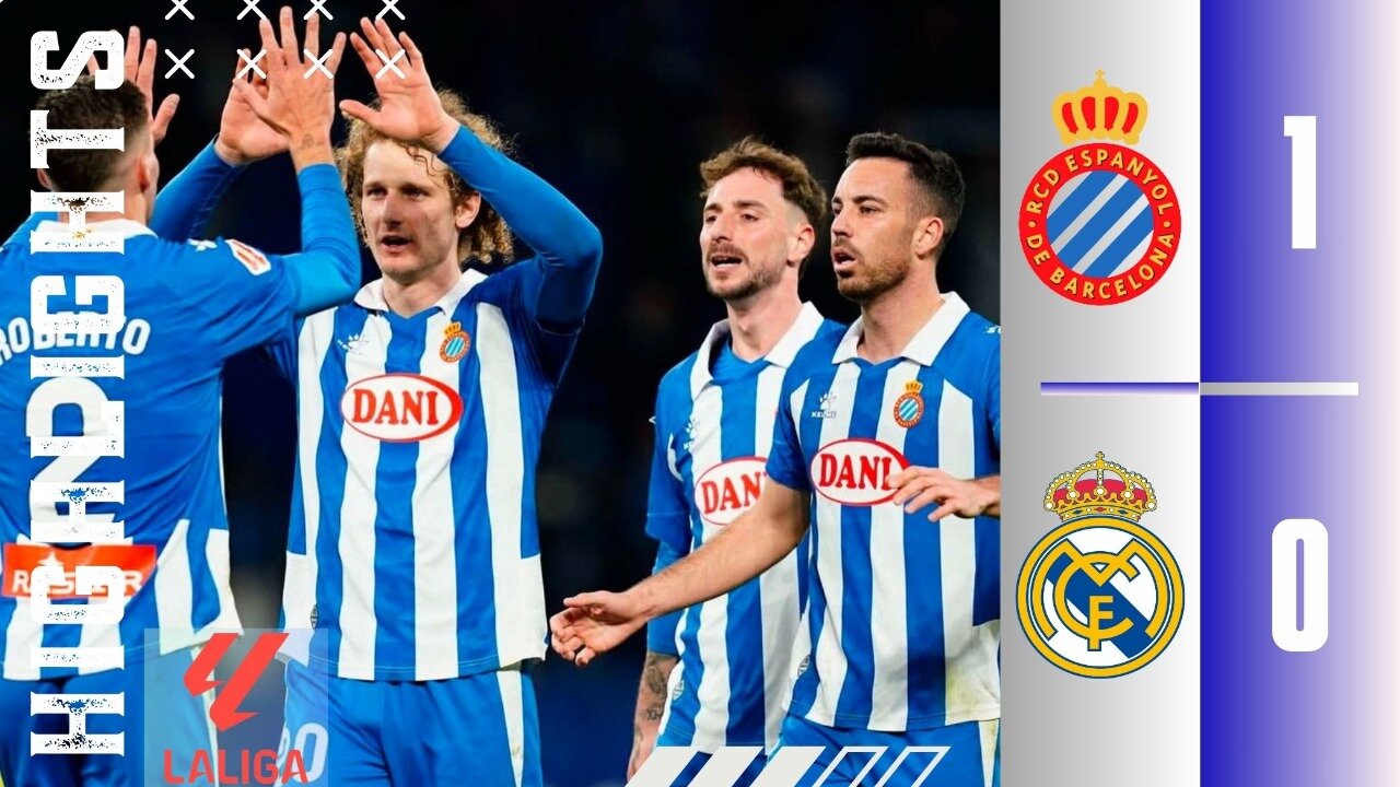 Espanyol 1-0 Real Madrid | Match Highlights | LaLiga 24/25