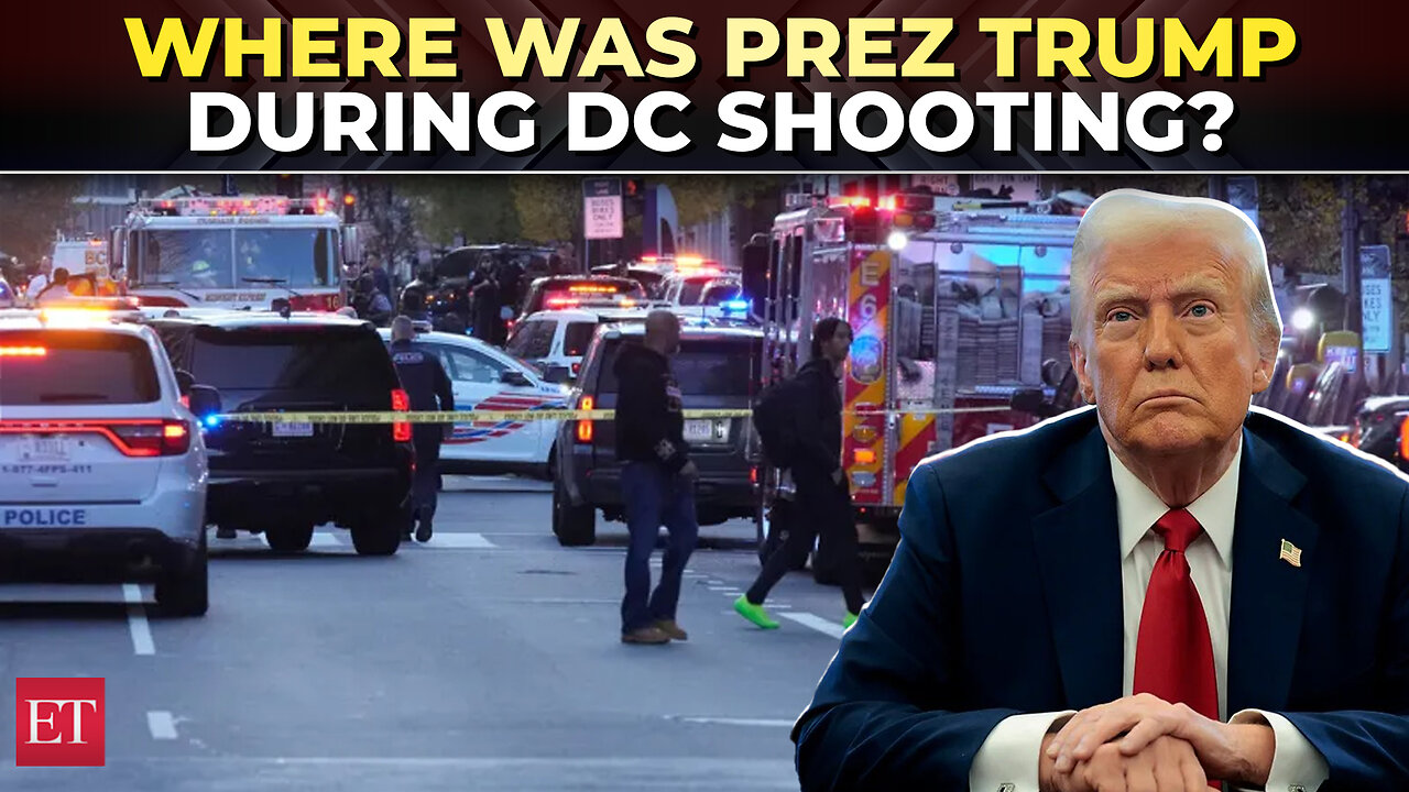 Where was President Trump during National Guard shooting in Washington DC? Was he in White House?