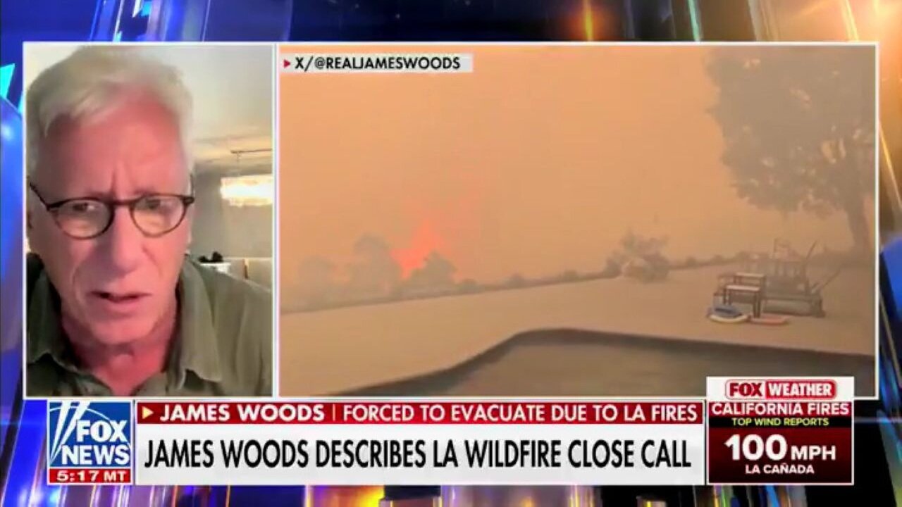 James Woods Calls Down The THUNDER On L.A.'s Failed, Democrat, DEI-Focused Leaders And DAMN Son