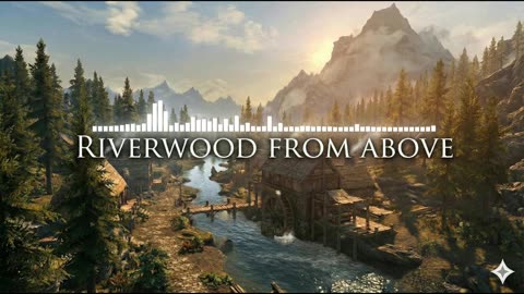 Riverwood From Above | Skyrim Ambient Soundtrack