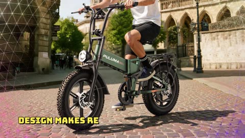 PULUMA PE500 Electric Bike 1000W Motor 48V 17.5AH Battery 20*4-Inch Tire All Terrain Electric Bike