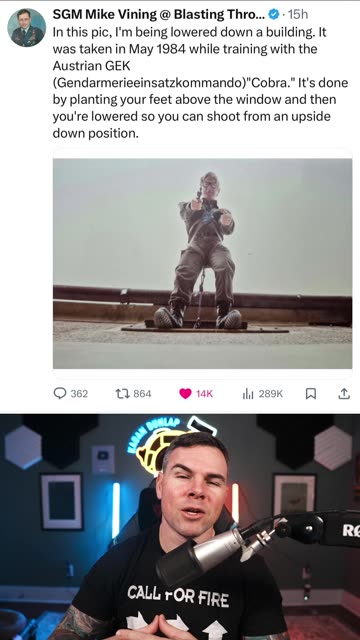 SGM Mike Vining is Like The American James Bond, Change My Mind.