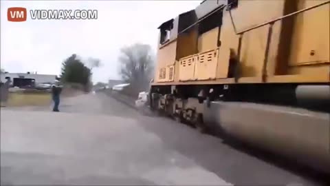 This Railfan Cameraman Had NO IDEA The Car Was There.