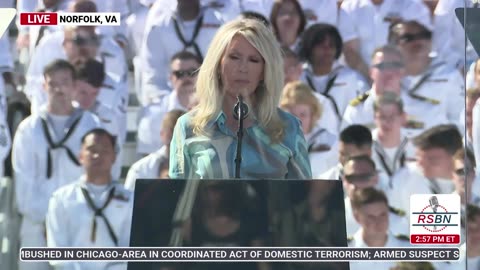 WATCH: Ambassador Monica Crowley Speaks to the Navy at the USS Truman - 10/5/25
