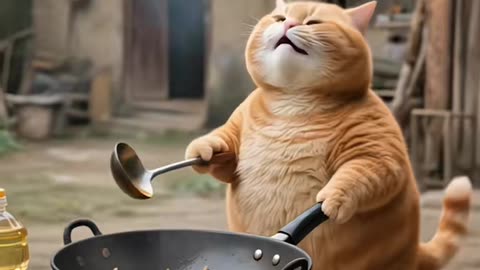 Cat orange