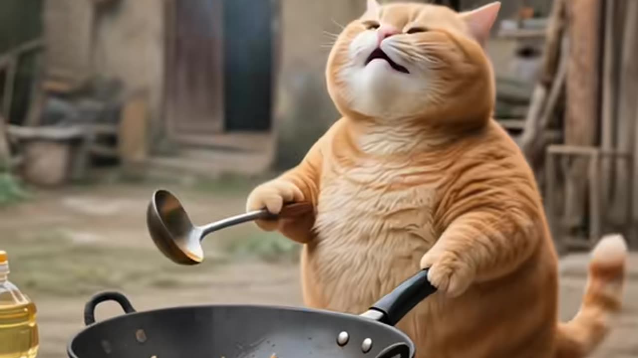 Cat orange