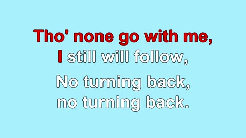 I Have Decided to Follow Jesus V1-4