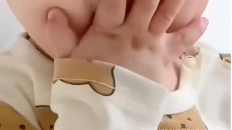 Baby laughing