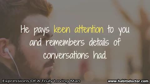 Expressions Of A Truly Loving Man
