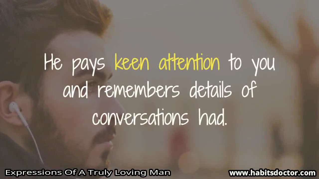 Expressions Of A Truly Loving Man