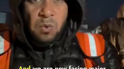 Storm hitting Gaza has caused a “clear collapse” of shelter centers