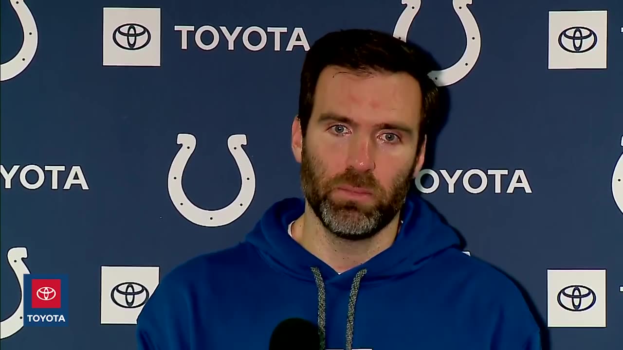 December 29, 2024 - Colts QB Joe Flacco After Loss to Giants