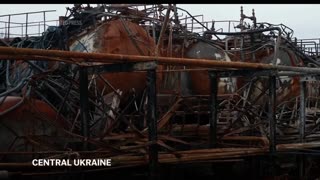 Footage of the destruction of Naftogaz gas infrastructure after Russian attacks