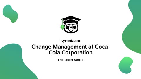 Change Management at Coca-Cola Corporation | Free Report Sample