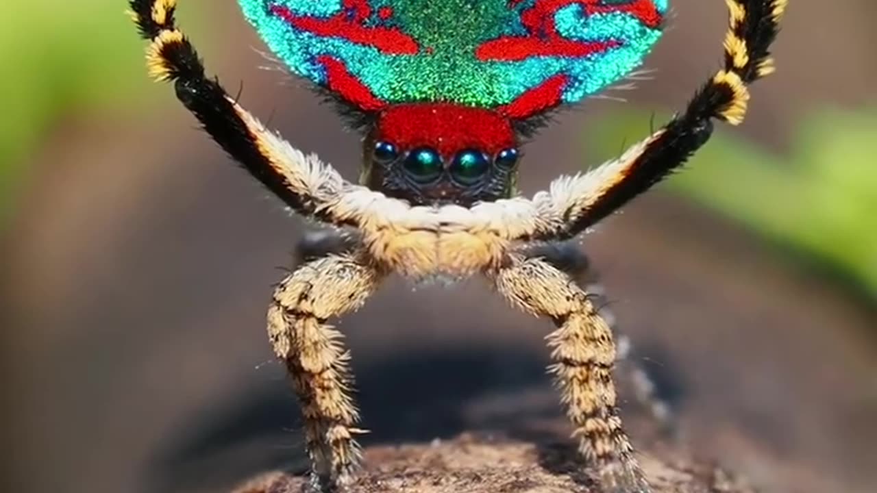 Maratus unicup dance