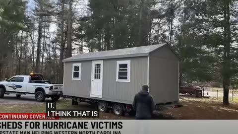 2025-0127 WSPA 7 Shed man North Carolina flood