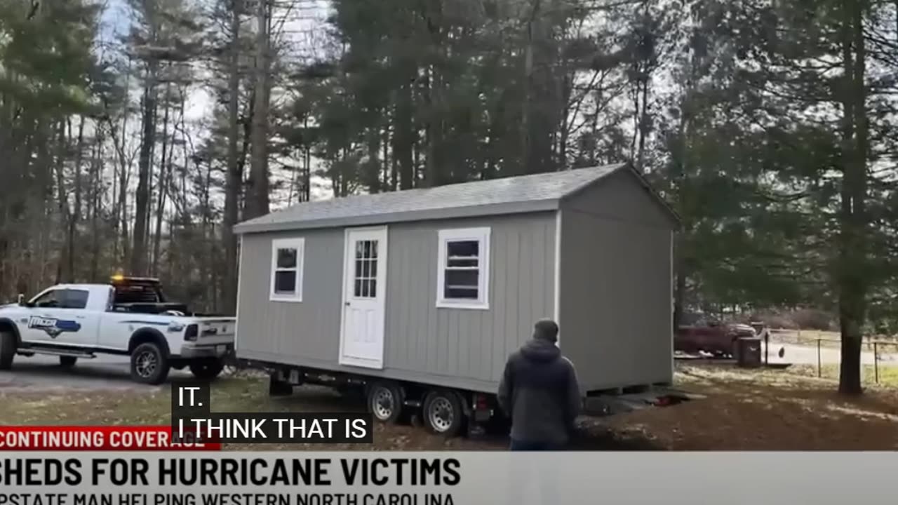 2025-0127 WSPA 7 Shed man North Carolina flood