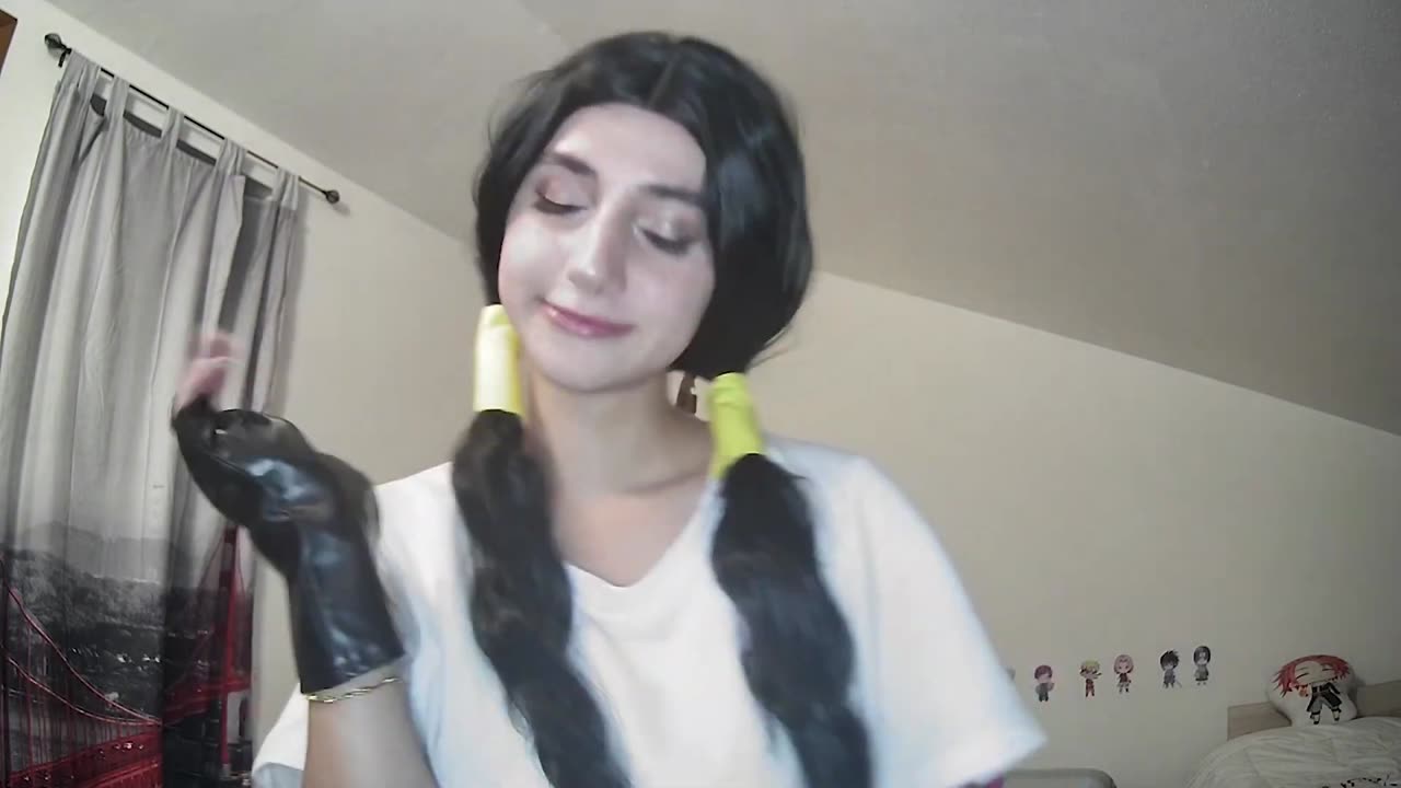 Makeup cosplay Videl from Dragon Ball Z