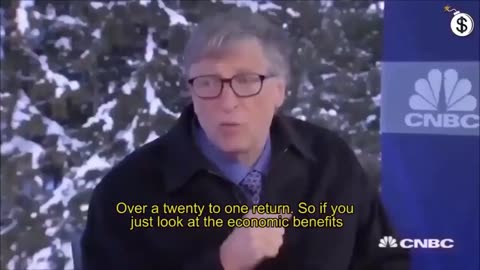 Bill Gates invested 10 billion dollars in vaccinations over the last two decades
