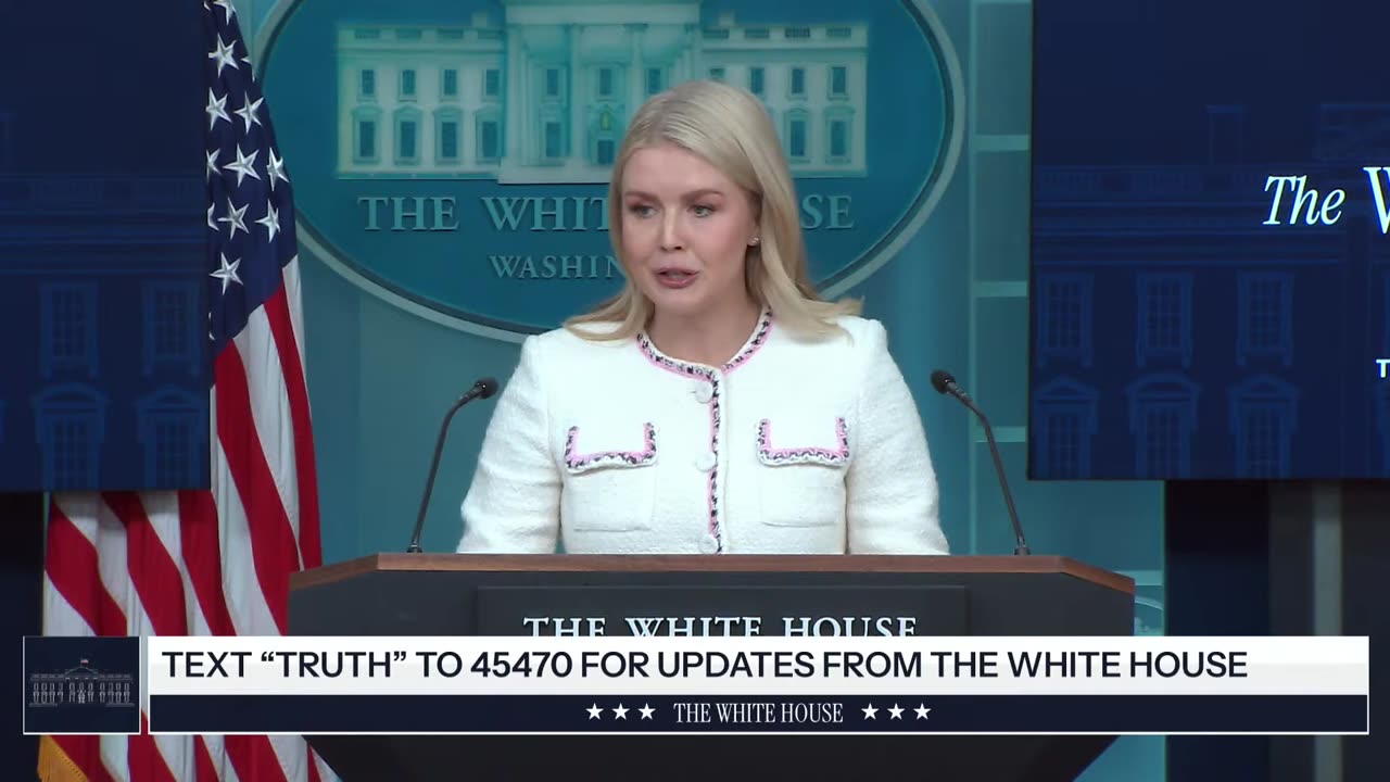 Press Secretary Karoline Leavitt Briefs Members of the Media, Oct. 23, 2025