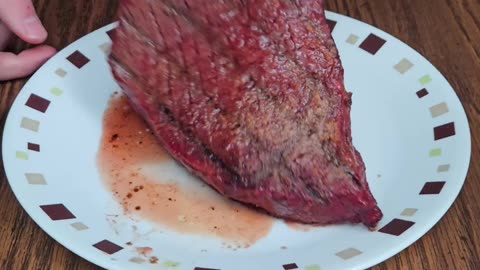 Cutting a Reverse Seared Steak