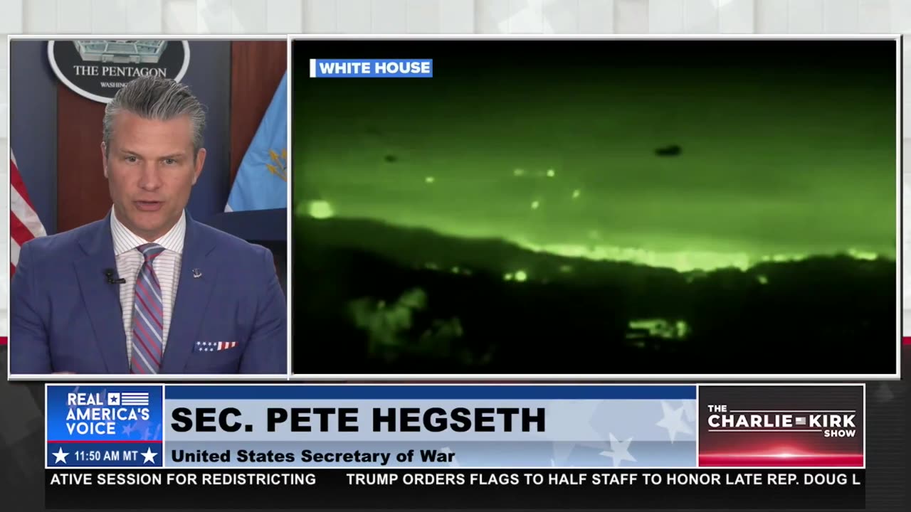 SEC OF WAR GIVES INSIDE LOOK INTO VENEZUELAN OP VIDEO FEED