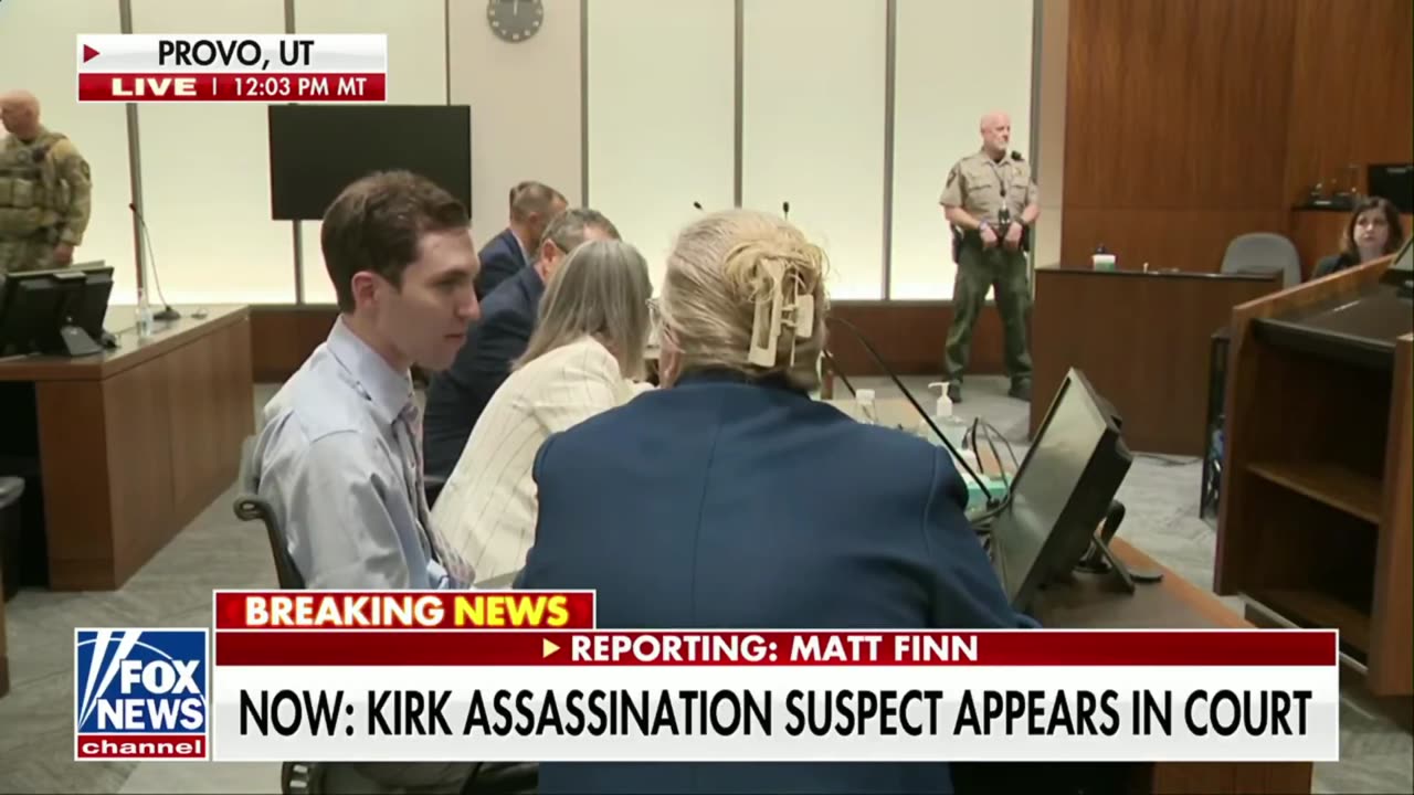 Kirk Assassin Tyler Robinson Smirks in Court