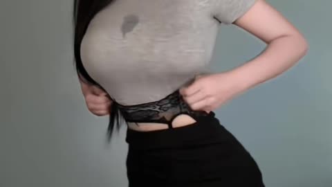 Doll-like Looks | Feminine Jet Black Pantyhose Pulsating Sensual Sway - Daily Beauty EP 351