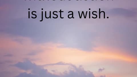 💭 Dreams vs Action | Stop Wishing, Start Doing 🚀 (Life-Changing Quote)