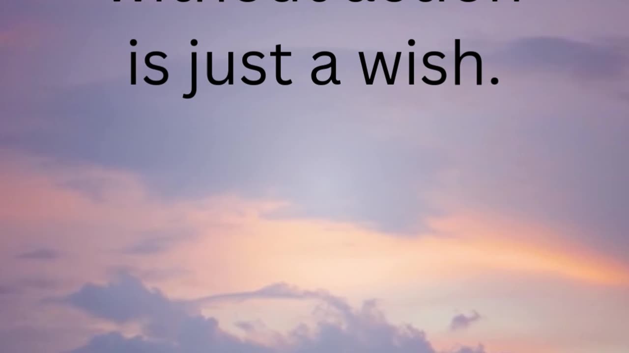 💭 Dreams vs Action | Stop Wishing, Start Doing 🚀 (Life-Changing Quote)