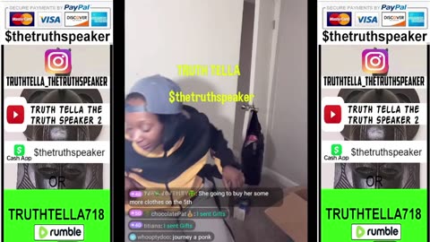 DROSKI COMES IN THE ROOM & ENDS 21BADBITCH LIVE AFTER WARNING HER NOT TO COME BACK