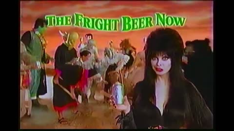 Coors Light Halloween commercial Feat Elvira - 1993
