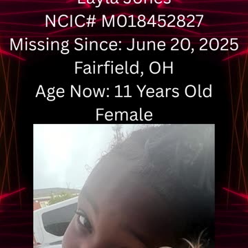 Missing in OHIO: Layla Jones