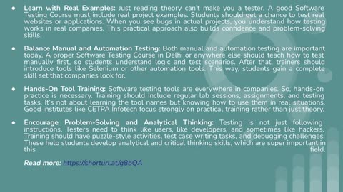 What Are the Best Practices in Software Testing Training?
