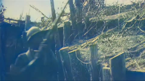 French marching on front