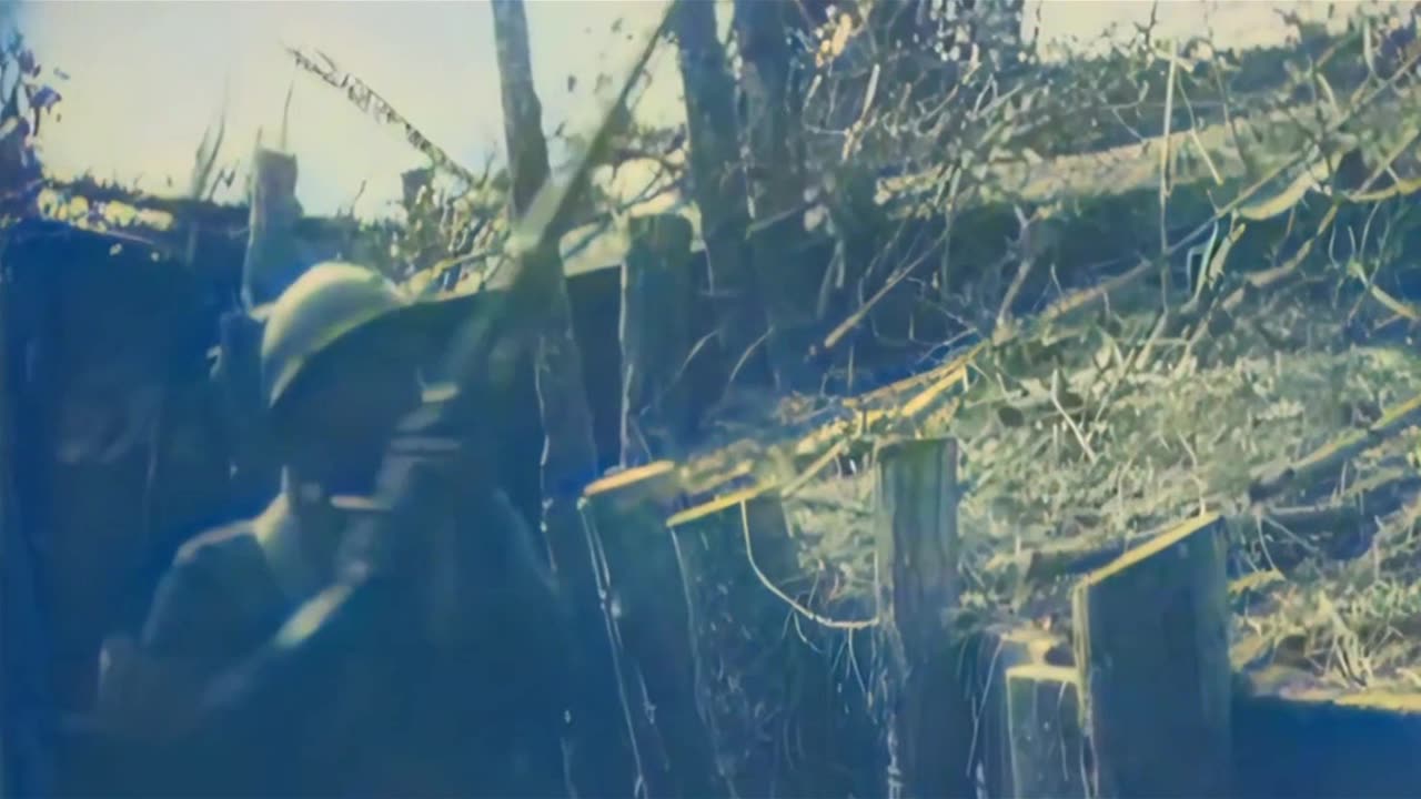 French marching on front