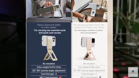 MOFT Laptop Sleeve Bag for 13"-14" Misty Cove & Phone Tripod Stand, MagSafe Wall