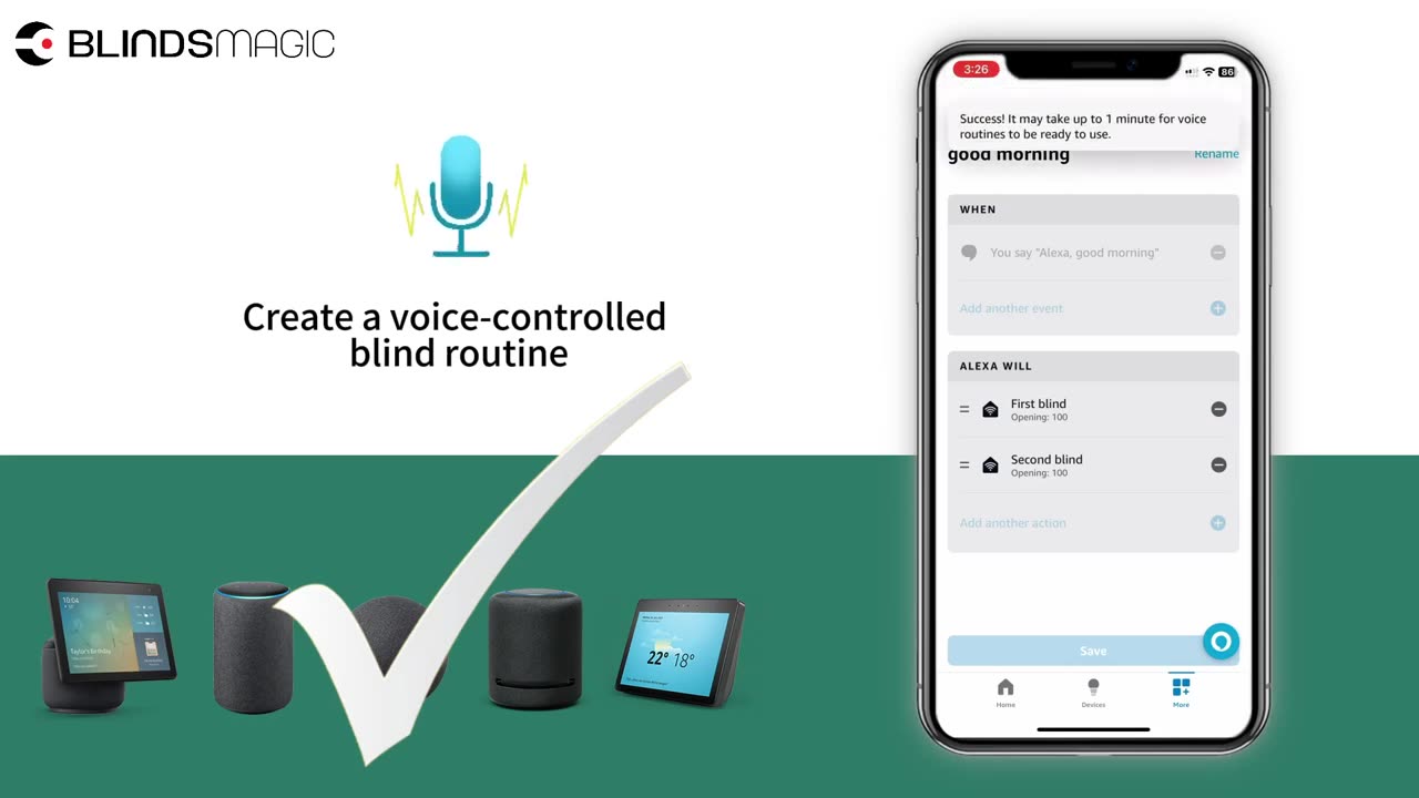 Smart | How to Set Curtain Routines in Alexa App