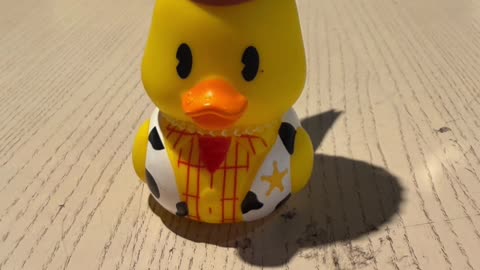 Disney Parks Woody from Toy Story Vinyl Rubber Duck #shorts