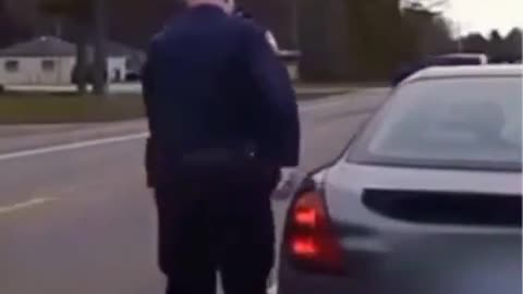 Do you know why the police are touching the cars?