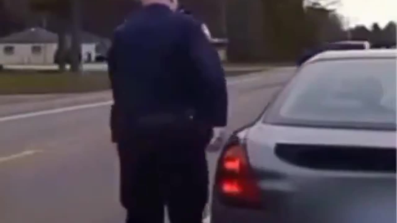 Do you know why the police are touching the cars?