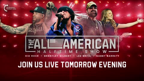 Join us LIVE tomorrow evening for The All American Halftime Show!