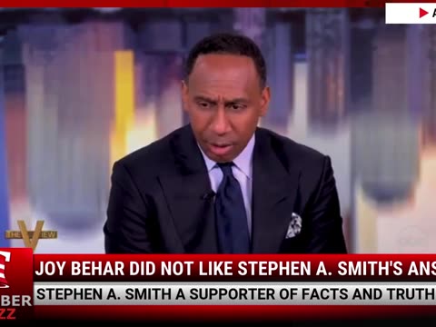 Joy Behar Did Not Like Stephen A. Smith's Answer