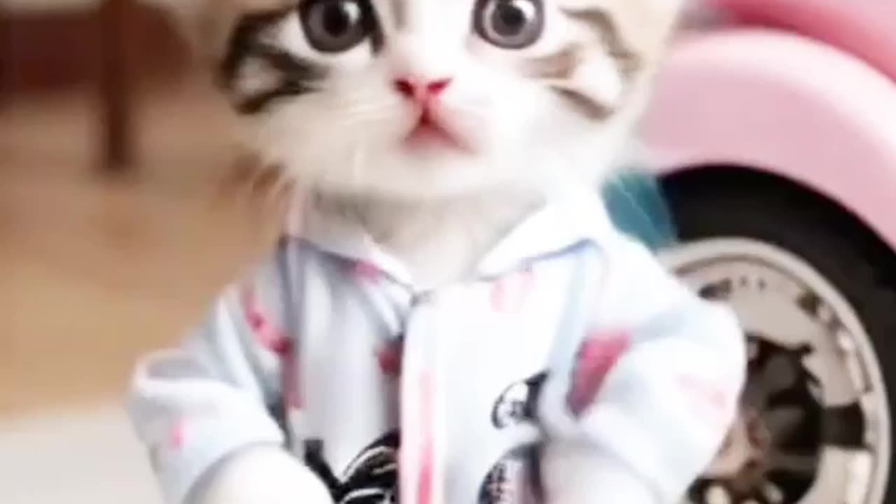 πΊπ€ Pajama Party Queen! Sassy Cat Drops Hip-Hop Beats in Sleepwear!